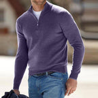 Ethan | Men's Half-Zip Sweater | Merino Wool · PNY