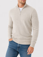 Ethan | Men's Half-Zip Sweater | Merino Wool · PNY