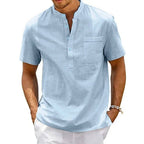 Ethan | Men's Henley Shirt | Chest Pocket · PNY