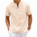 Oscar | Men's Henley Shirt | Chest Pocket