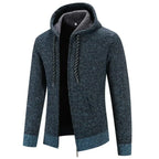 Ethan | Men's Hooded Cardigan | Fleece-Lined · PNY