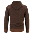 Ethan | Men's Hooded Cardigan | Fleece-Lined · PNY