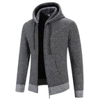 Ethan | Men's Hooded Cardigan | Fleece-Lined · PNY