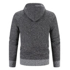 Ethan | Men's Hooded Cardigan | Fleece-Lined · PNY