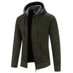 Ethan | Men's Hooded Cardigan | Fleece-Lined · PNY
