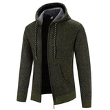 Ethan | Men's Hooded Cardigan | Fleece-Lined