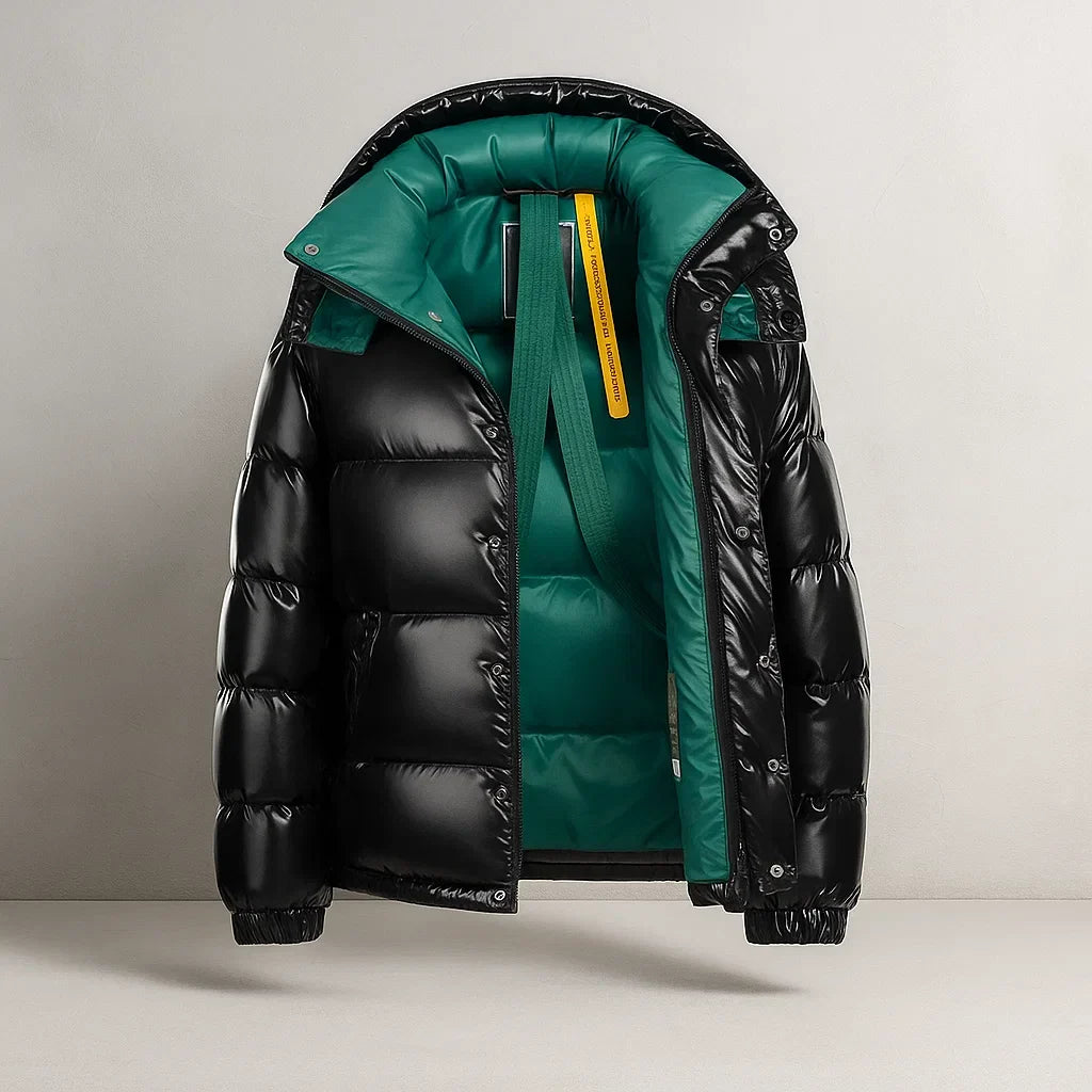 Ethan | Men's Hooded Puffer Jacket | Full-Zip · PNY