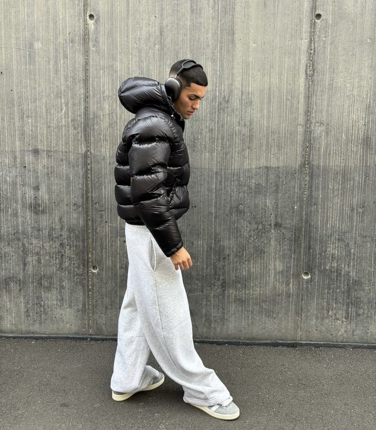 Ethan | Men's Hooded Puffer Jacket | Glossy Finish · PNY
