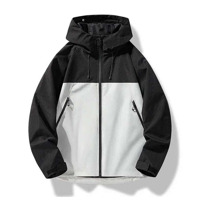 Ethan | Men's Hooded Rain Jacket | Waterproof Shell · PNY
