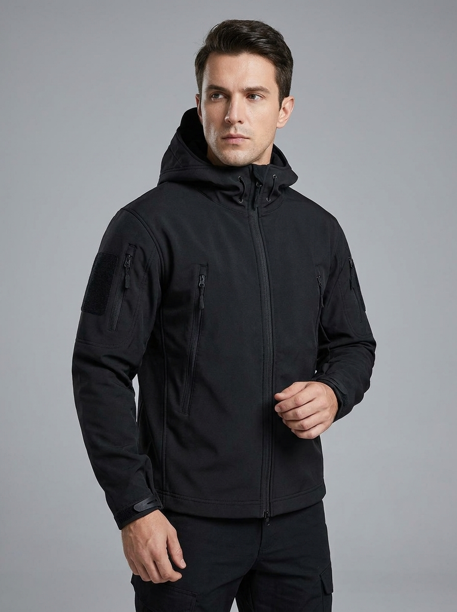 Mason | Men's Hooded Softshell Jacket | Zip Pockets