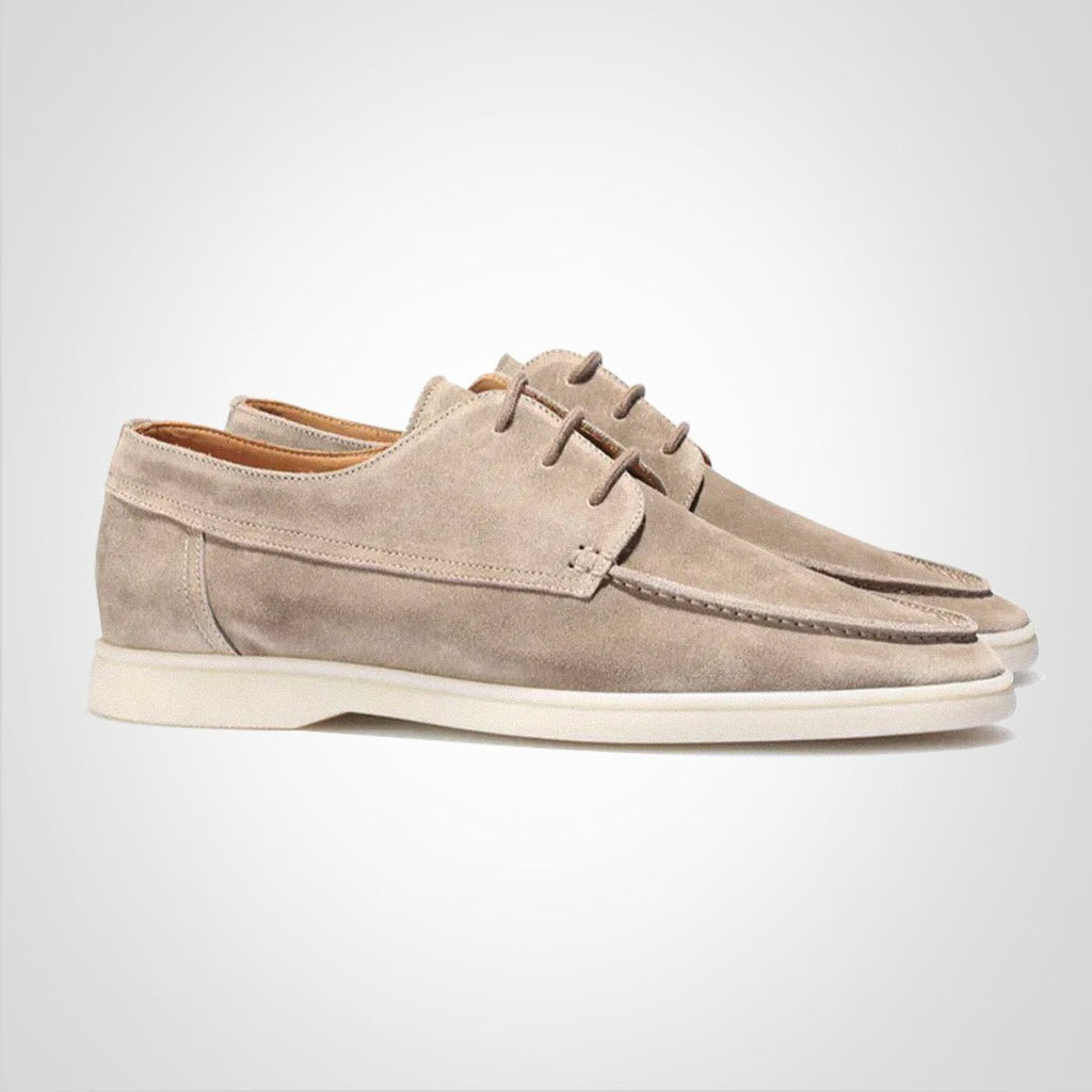 Ethan | Men's Lace-Up Boat Shoes | Suede Finish · PNY