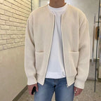 Ethan | Men's Oversized Cardigan | Ribbed Knit · PNY
