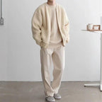 Ethan | Men's Oversized Cardigan | Ribbed Knit · PNY