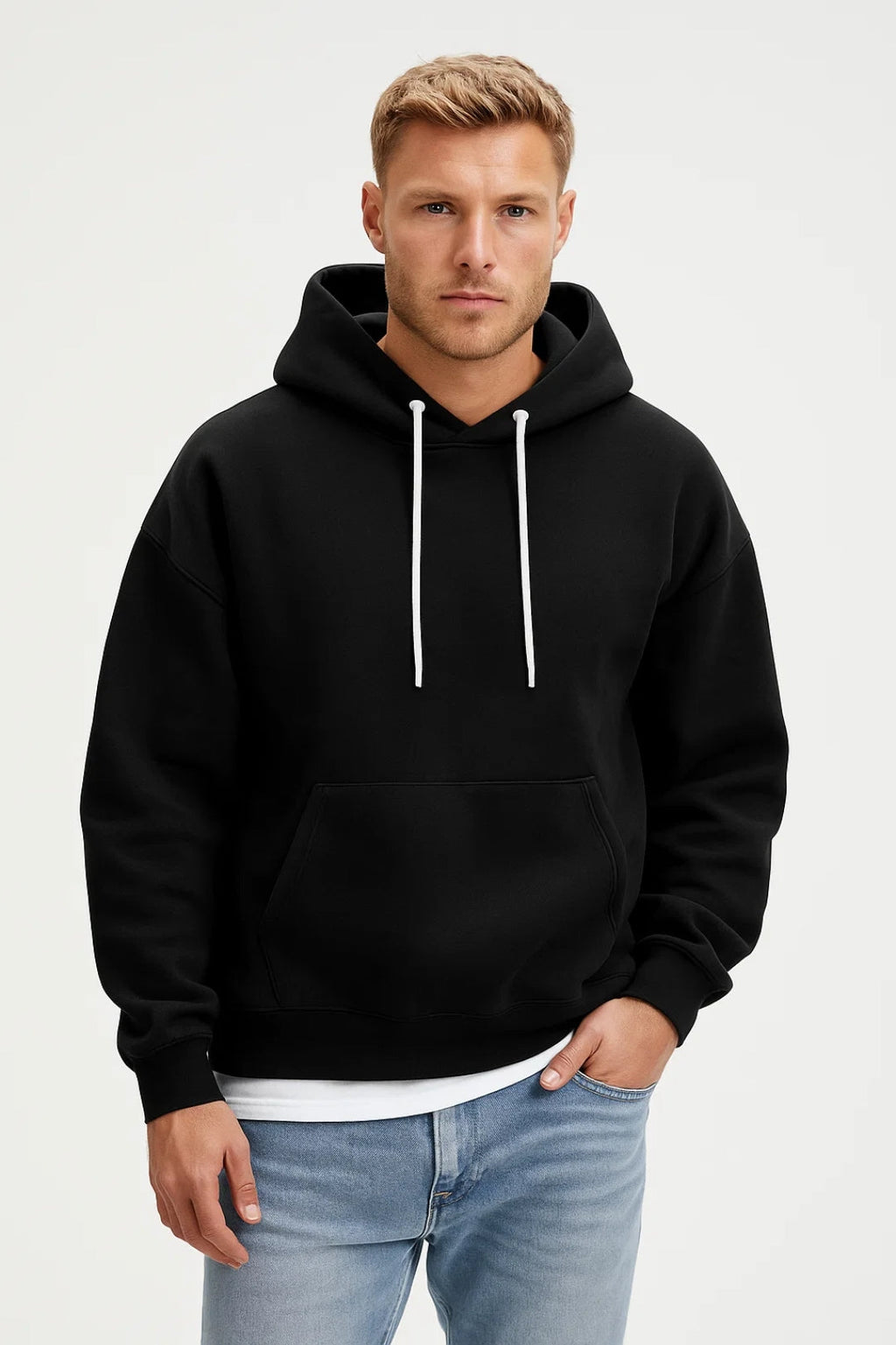 Ethan | Men's Oversized Hoodie | Kangaroo Pocket · PNY