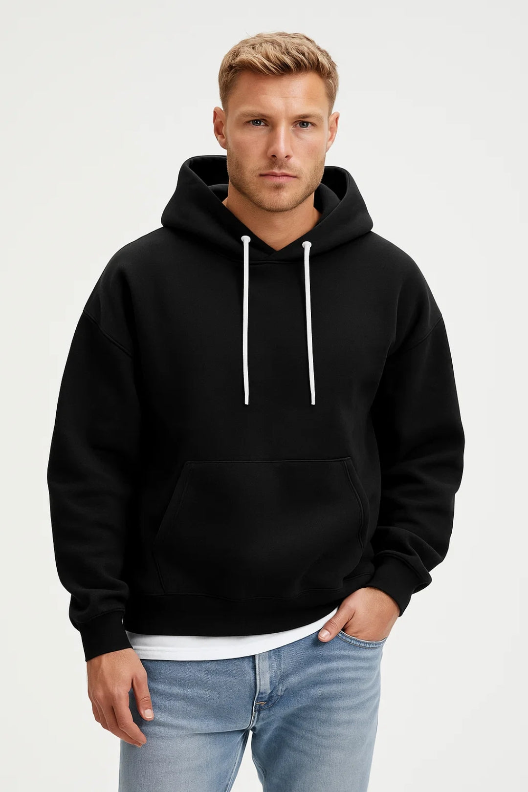 Ethan | Men's Oversized Hoodie | Kangaroo Pocket · PNY