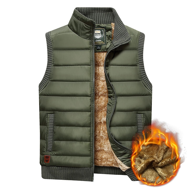 Ethan | Men's Quilted Vest | Fleece-Lined · PNY