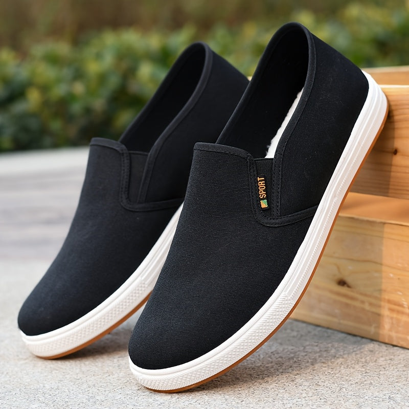 Ethan | Men's Slip-On Sneakers | Canvas · PNY