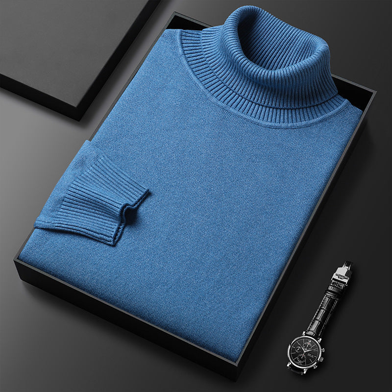 Ethan | Men's Turtleneck Sweater | Ribbed Knit · PNY