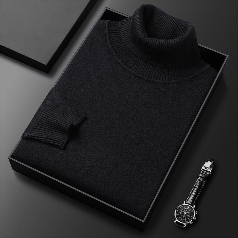 Ethan | Men's Turtleneck Sweater | Ribbed Knit · PNY