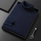 Ethan | Men's Turtleneck Sweater | Ribbed Knit · PNY
