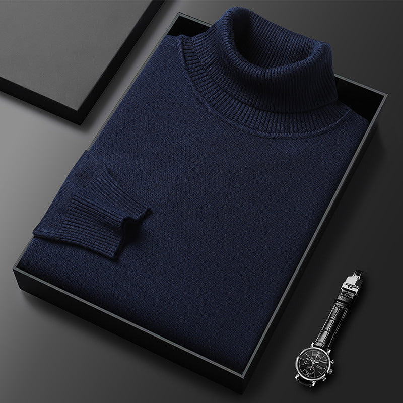 Ethan | Men's Turtleneck Sweater | Ribbed Knit · PNY