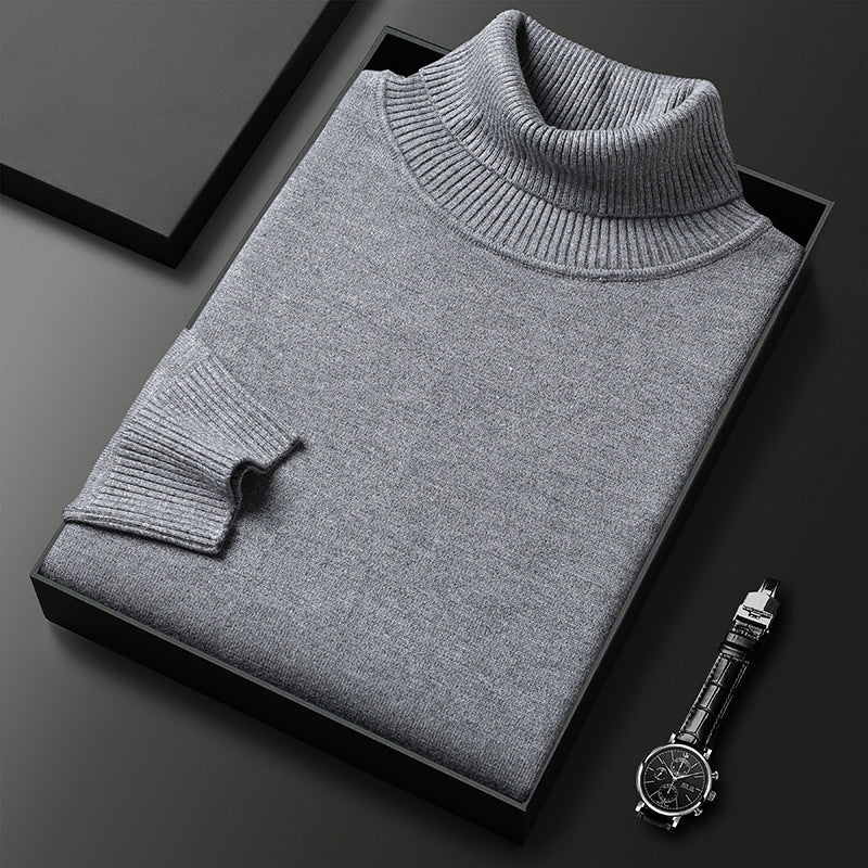 Ethan | Men's Turtleneck Sweater | Ribbed Knit · PNY