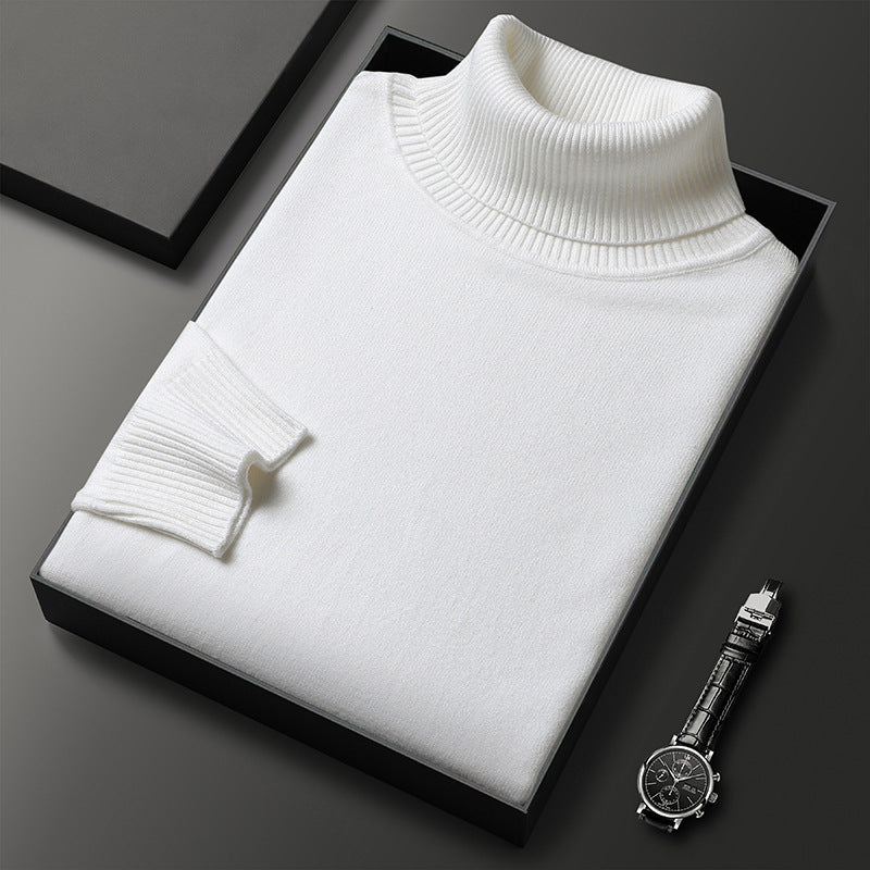 Ethan | Men's Turtleneck Sweater | Ribbed Knit · PNY