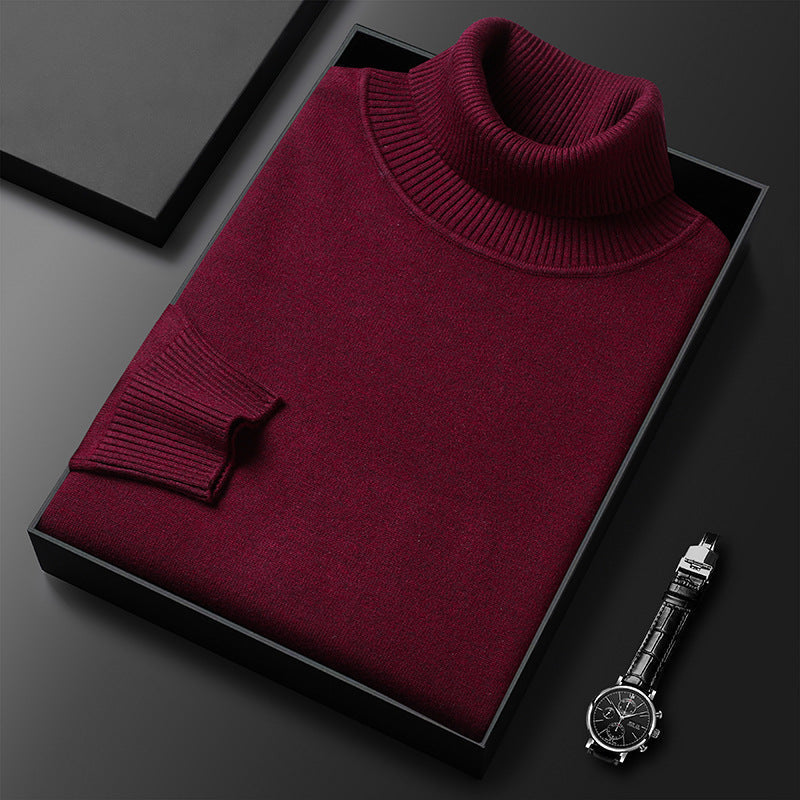 Ethan | Men's Turtleneck Sweater | Ribbed Knit · PNY