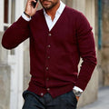 William | Men's V-Neck Cardigan | Button-Up Knit