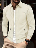 Ethan | Men's Zip-Up Shirt Jacket | Waffle Knit