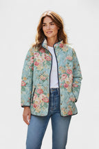 Evelyn | Women's Quilted Jacket | Floral Print · PNY