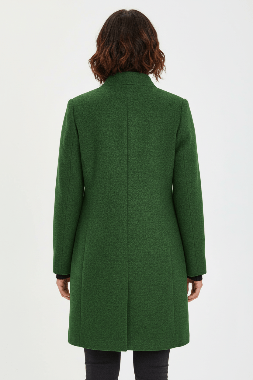 Grace | Women's Stand-Collar Coat | Button Front · PNY
