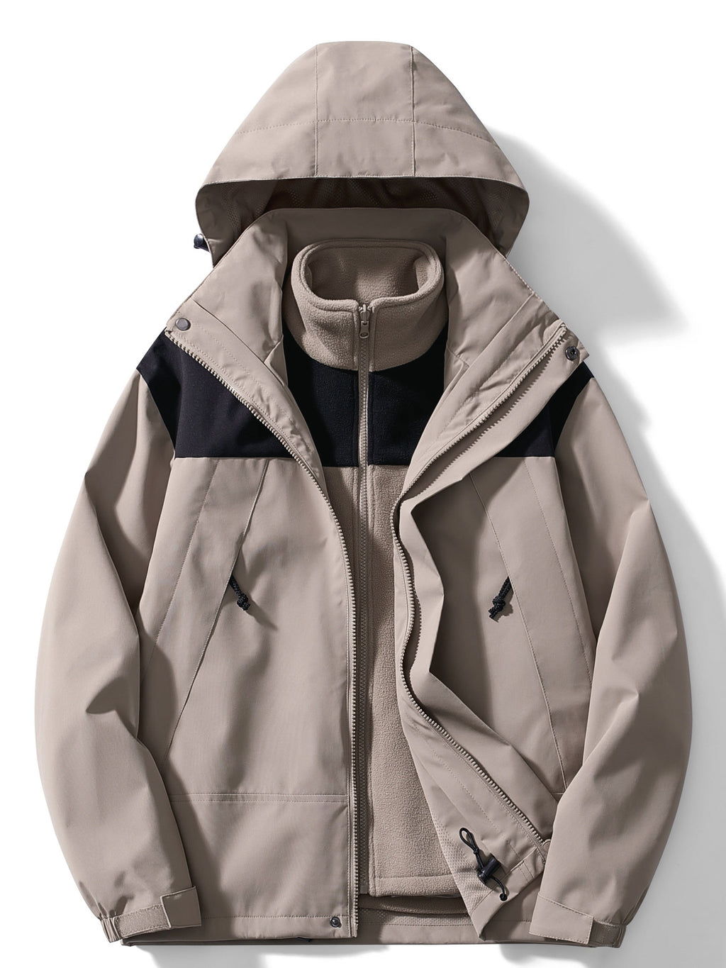 Grant | Men's Hooded 3-in-1 Jacket | Fleece-Lined · PNY