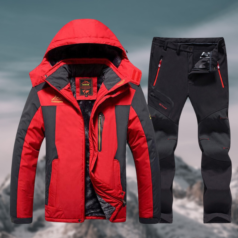 Grant | Men's Hooded Ski Set | Fleece-Lined Waterproof · PNY