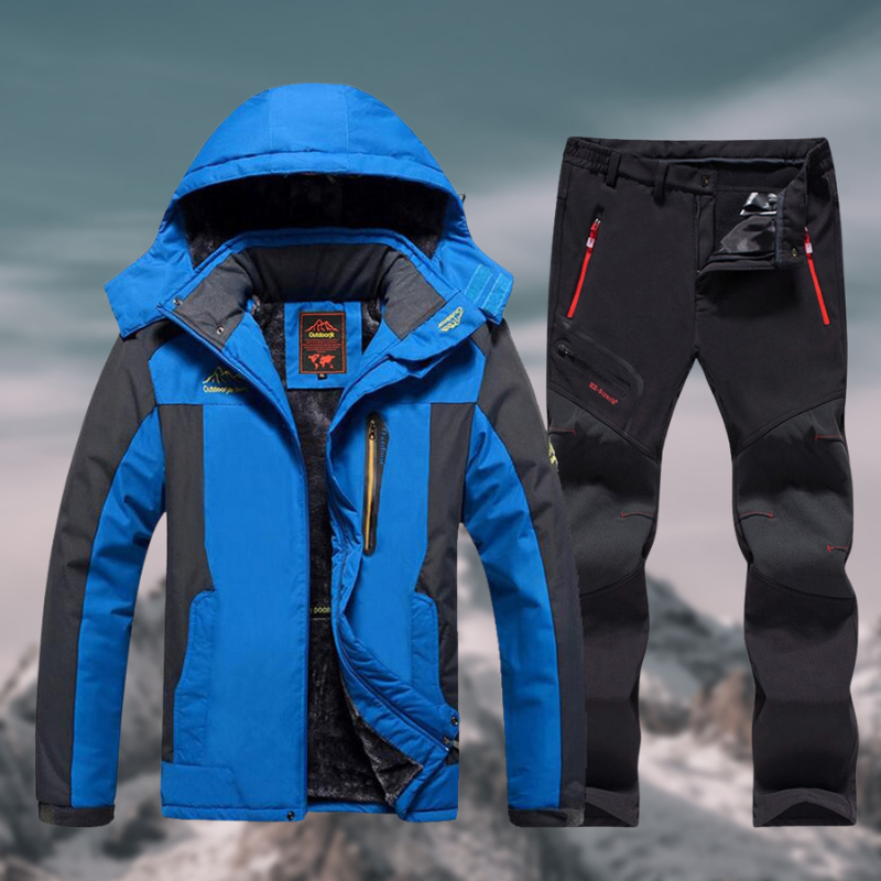 Grant | Men's Hooded Ski Set | Fleece-Lined Waterproof · PNY