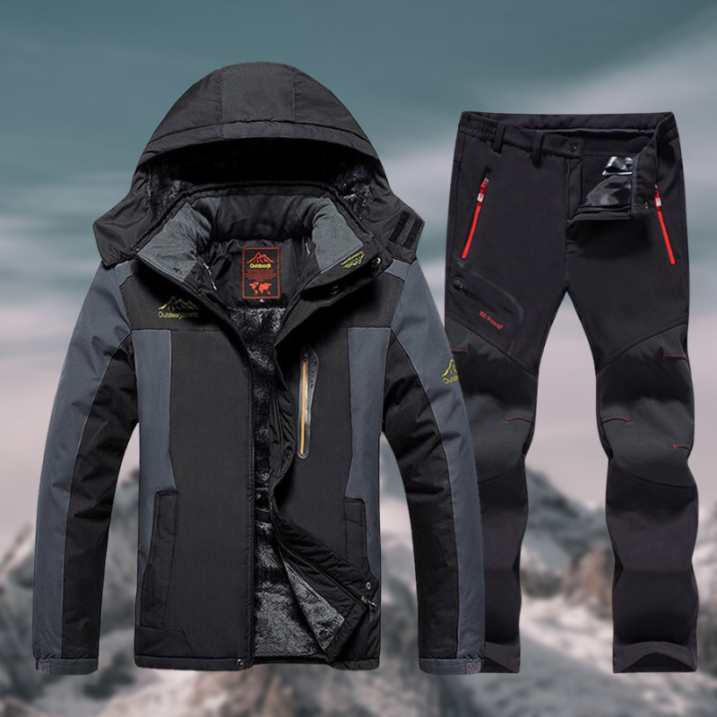 Grant | Men's Hooded Ski Set | Fleece-Lined Waterproof · PNY