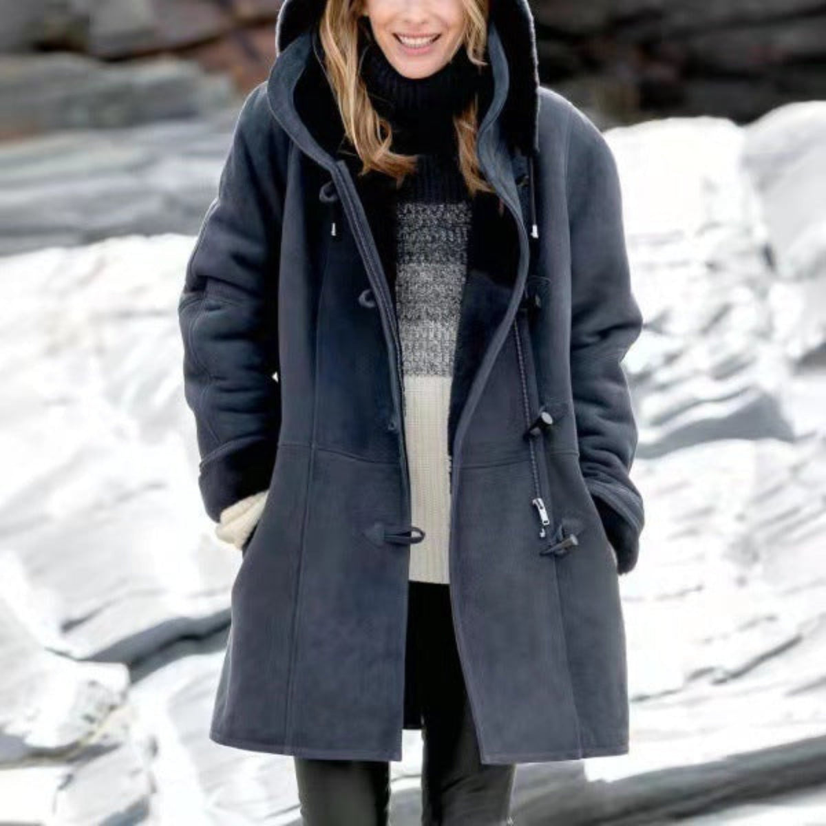 Grethel | Women's Hooded Coat | Fleece-Lined · PNY