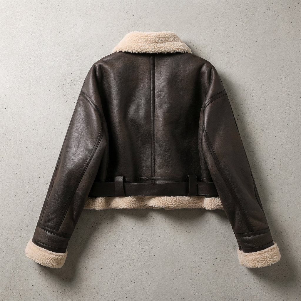 Harper | Women's Aviator Jacket | Shearling-Lined · PNY