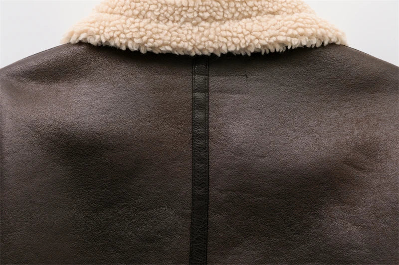 Harper | Women's Aviator Jacket | Shearling-Lined · PNY