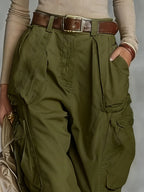 Harper | Women's Baggy Cargo Pants | Cinched Ankle · PNY