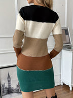 Harper | Women's Colorblock Sweater Dress | Bodycon Fit · PNY