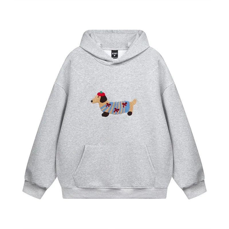 Harper | Women's Cropped Hoodie | Dog Embroidery · PNY