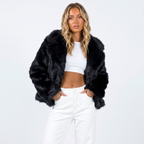 Harper | Women's Cropped Jacket | Faux-Fur · PNY