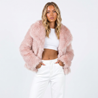 Harper | Women's Cropped Jacket | Faux-Fur · PNY