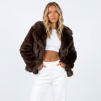 Harper | Women's Cropped Jacket | Faux-Fur · PNY