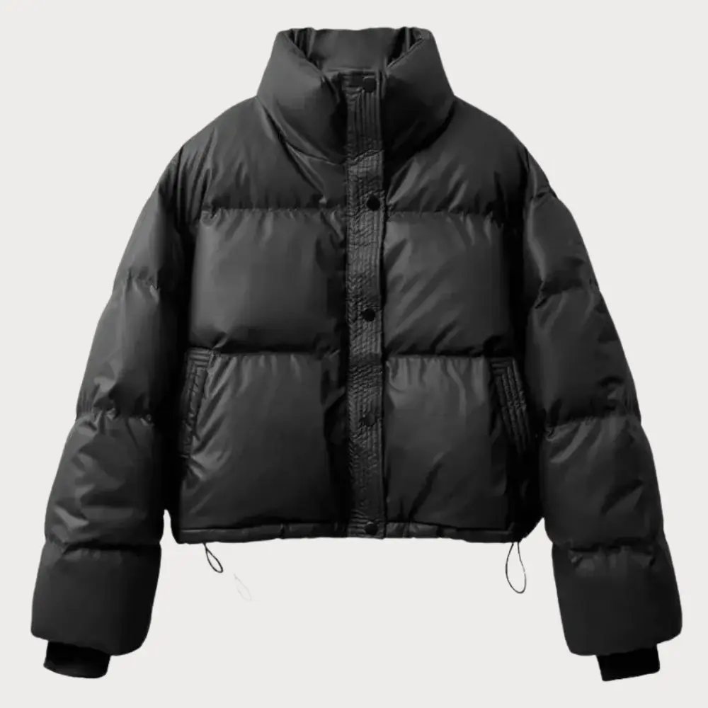 Harper | Women's Cropped Puffer Jacket | Snap Front · PNY