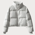 Harper | Women's Cropped Puffer Jacket | Snap Front · PNY