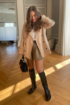 Harper | Women's Double-Breasted Trench Coat | Short · PNY
