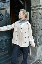 Harper | Women's Double-Breasted Trench Coat | Short · PNY