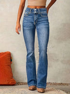 Harper | Women's Flare Jeans | Double-Button · PNY